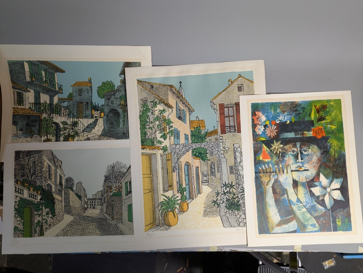 Limited Edition Lithographs by Nena Saguil and Jean-Paul Hayer Collectors Guild