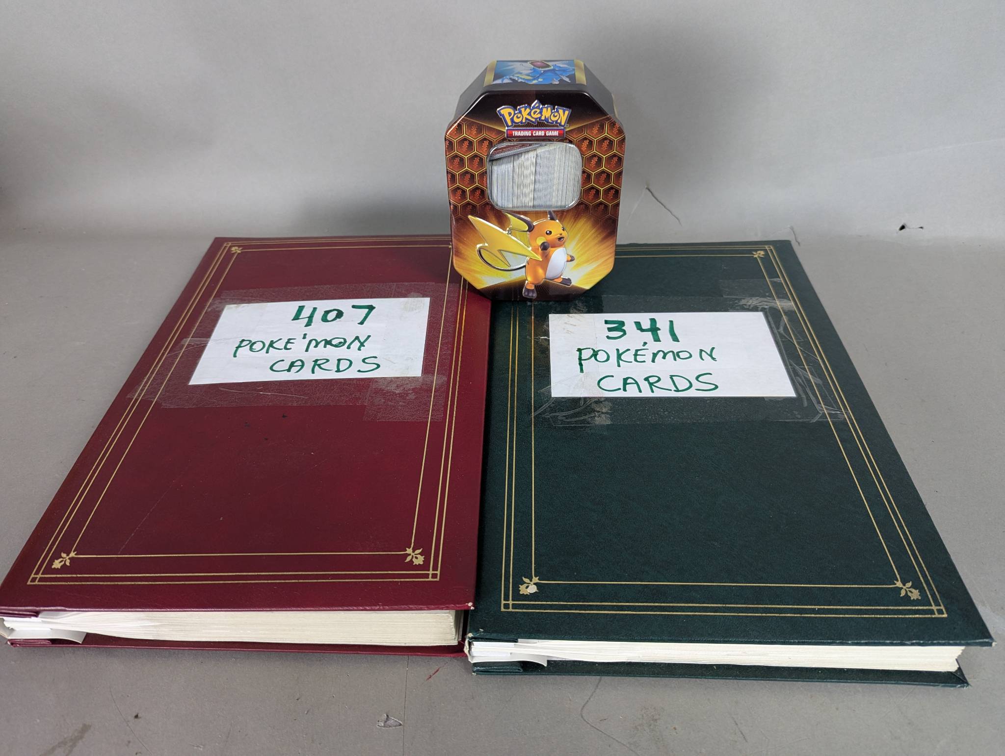 Pokemon Card Collection with Around 800 Cards from 1990s to 2000s