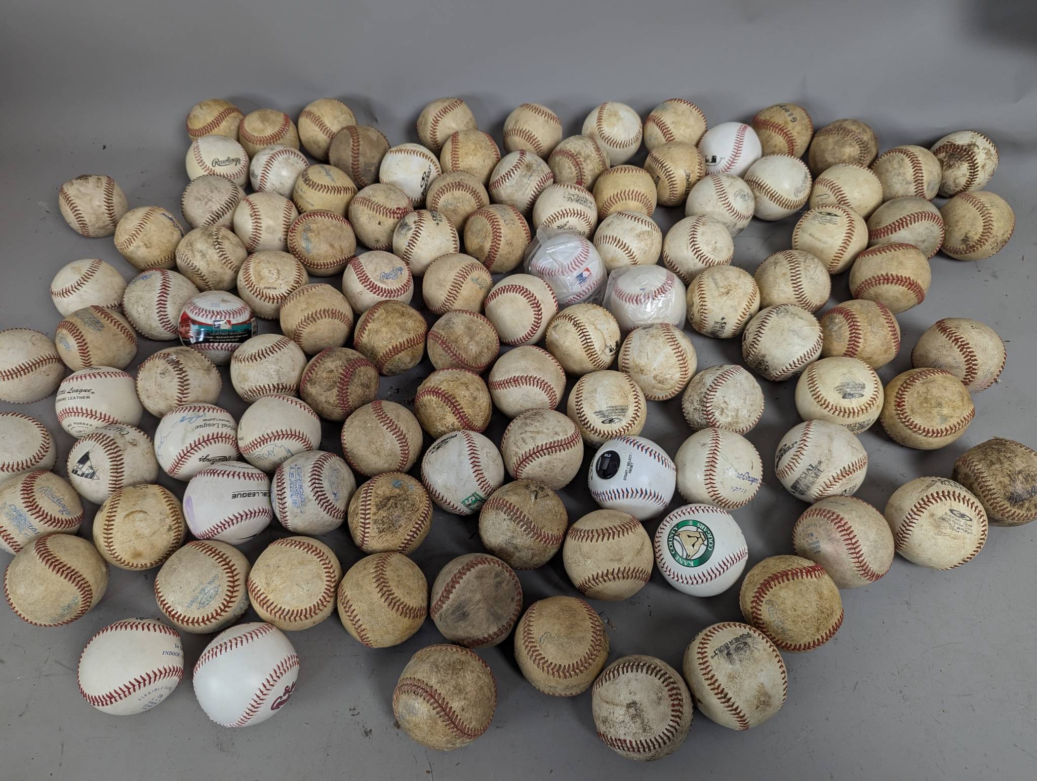 Baseballs Including Rawlings and Little League