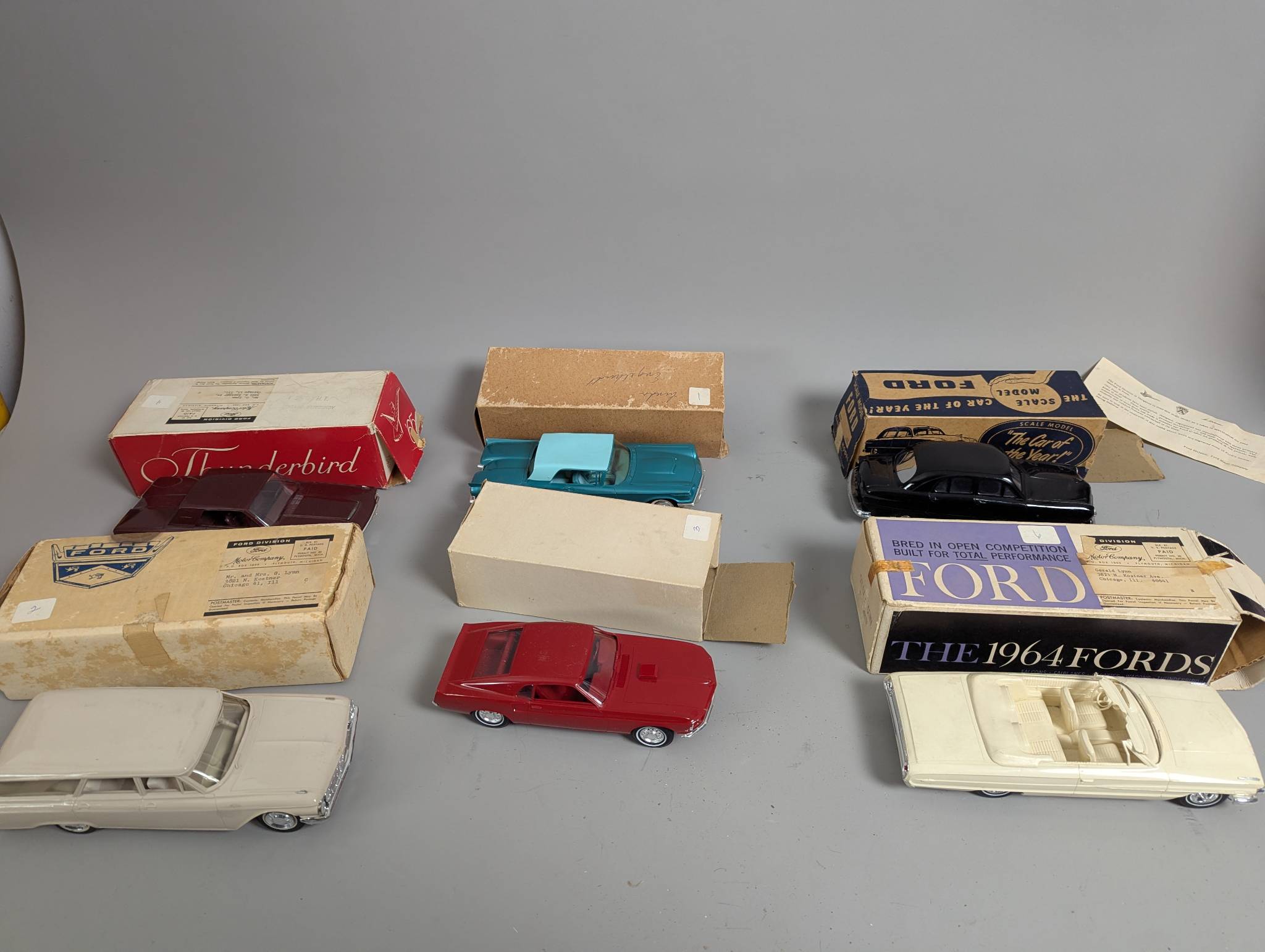 Ford Dealer Promotional Model Cars with Original Boxes