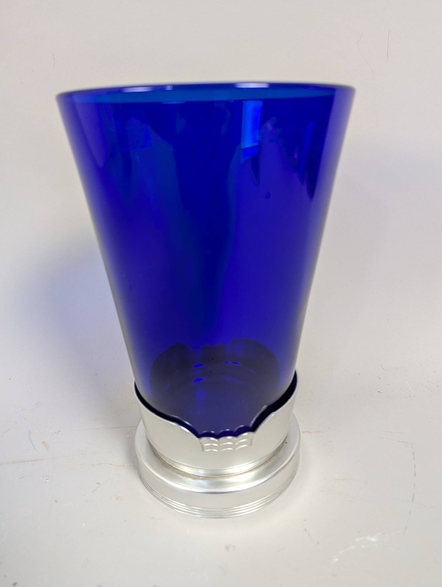 Cobalt Blue Art Deco Kensington Vase