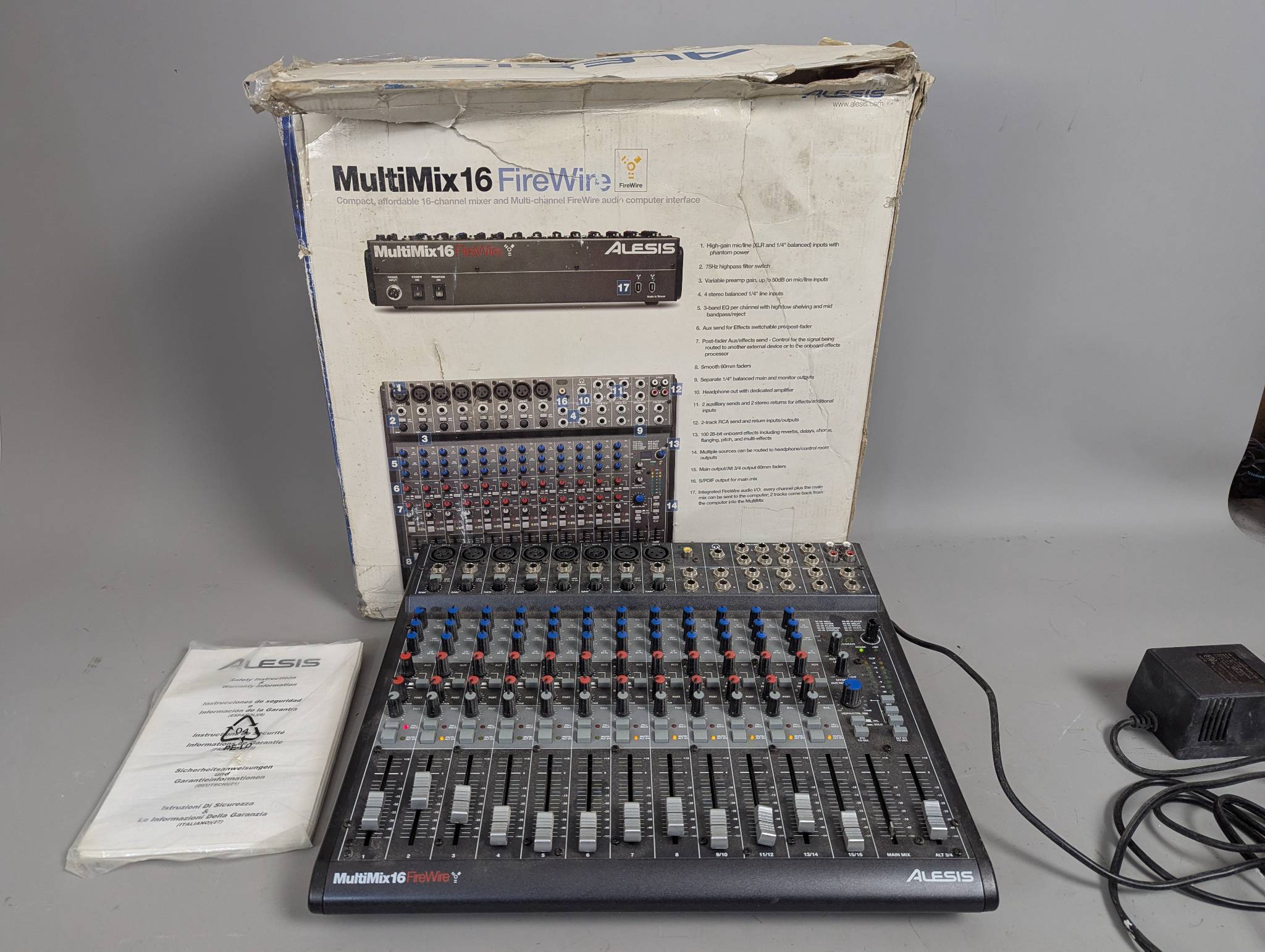 Alesis Multimix 16 FireWire Audio Mixer and Interface