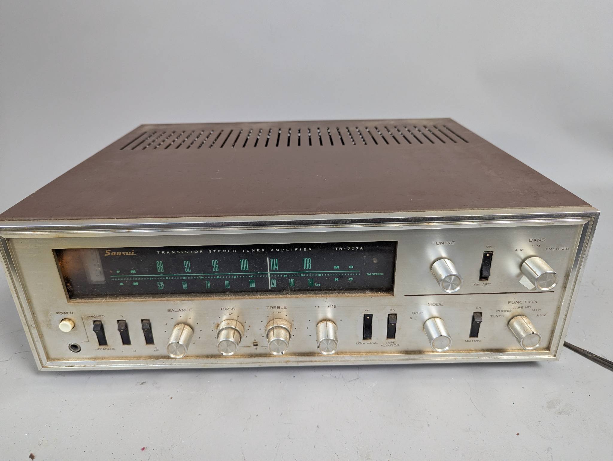 Sansui TR-707A Transistor Stereo Tuner Amplifier by Sansui Electric Co