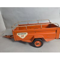 Vintage U-Haul Pressed Steel Pedal Car Trailer