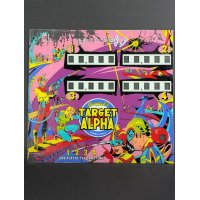 Gottlieb Target Alpha Pinball Machine Backglass by Gordon Morison Vintage Art 1976