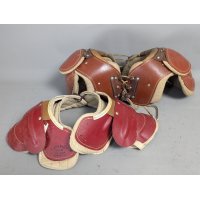 Vintage Football Shoulder Pads Set by Marietta and Superior - Adult and Child Sizes