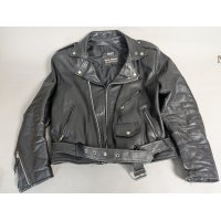 Wilsons Leather Motorcycle Jacket with Thinsulate Lining Biker Style Large