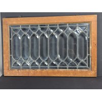 Antique Gothic Revival Leaded Beveled Glass Window Stunning Architectural Art Piece
