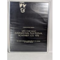 1978 Chicago International Film Festival Poster Orson Welles Framed Art Print