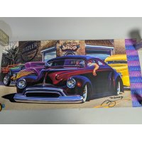 Darryl D Whitaker Signed 2008 Ditzler Promotional Calendar Hot Rods Collectible Artwork