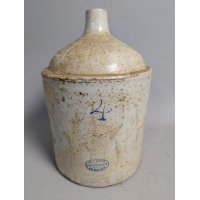 Vintage Red Wing Union Stoneware Co. 4-Gallon Shoulder Jug Collectible Pottery