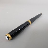 Mont Blanc Ballpoint Pen with Black and Gold Accents