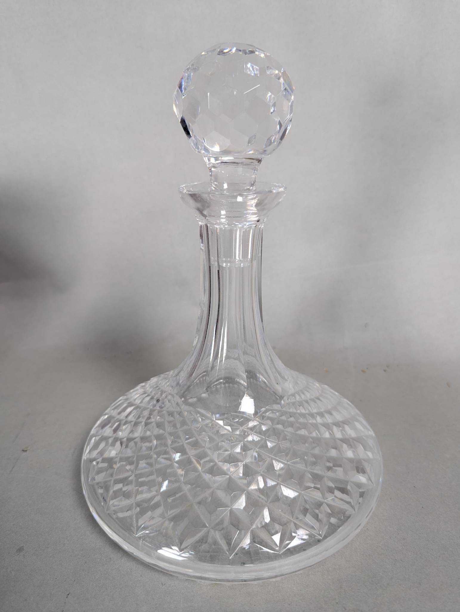 Waterford Crystal Alana Ships Decanter with Stopper