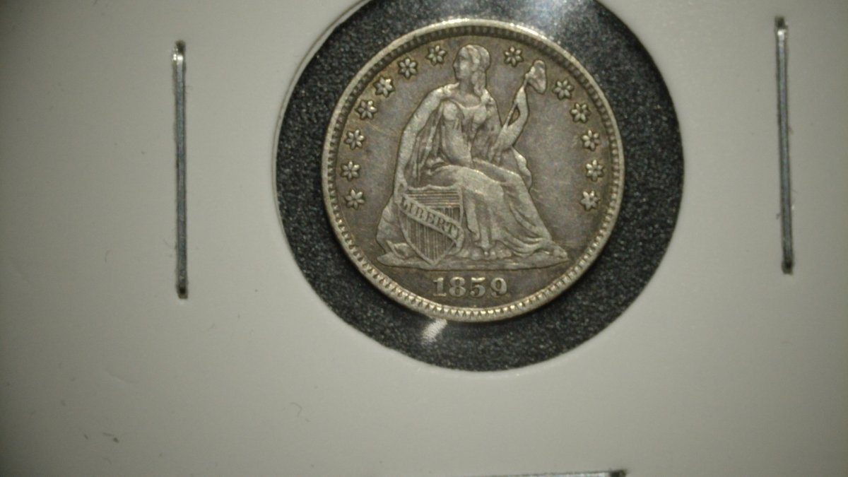 1859 Seated Liberty Half Dime E.F. United States Mint Collectible Coin