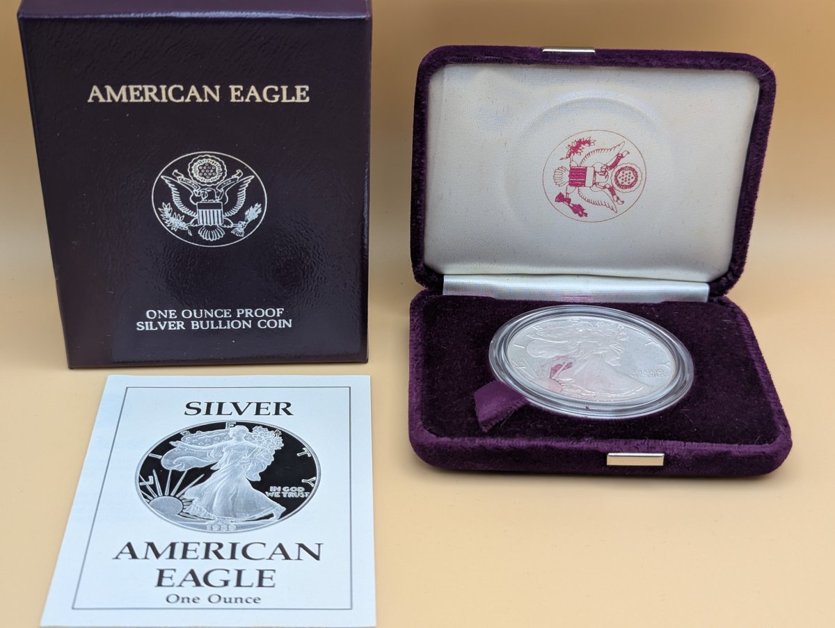 1989-S American Silver Eagle Proof Coin by Adolph A. Weinman - Collector's Item