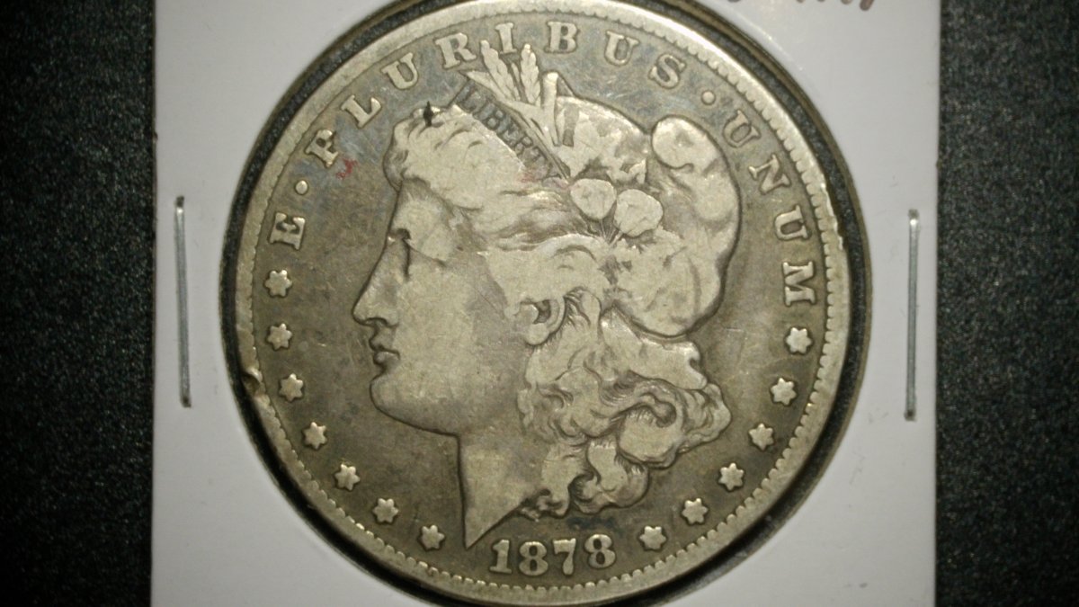 1878-CC Morgan Silver Dollar Fine by George T. Morgan - Carson City Mint Coin