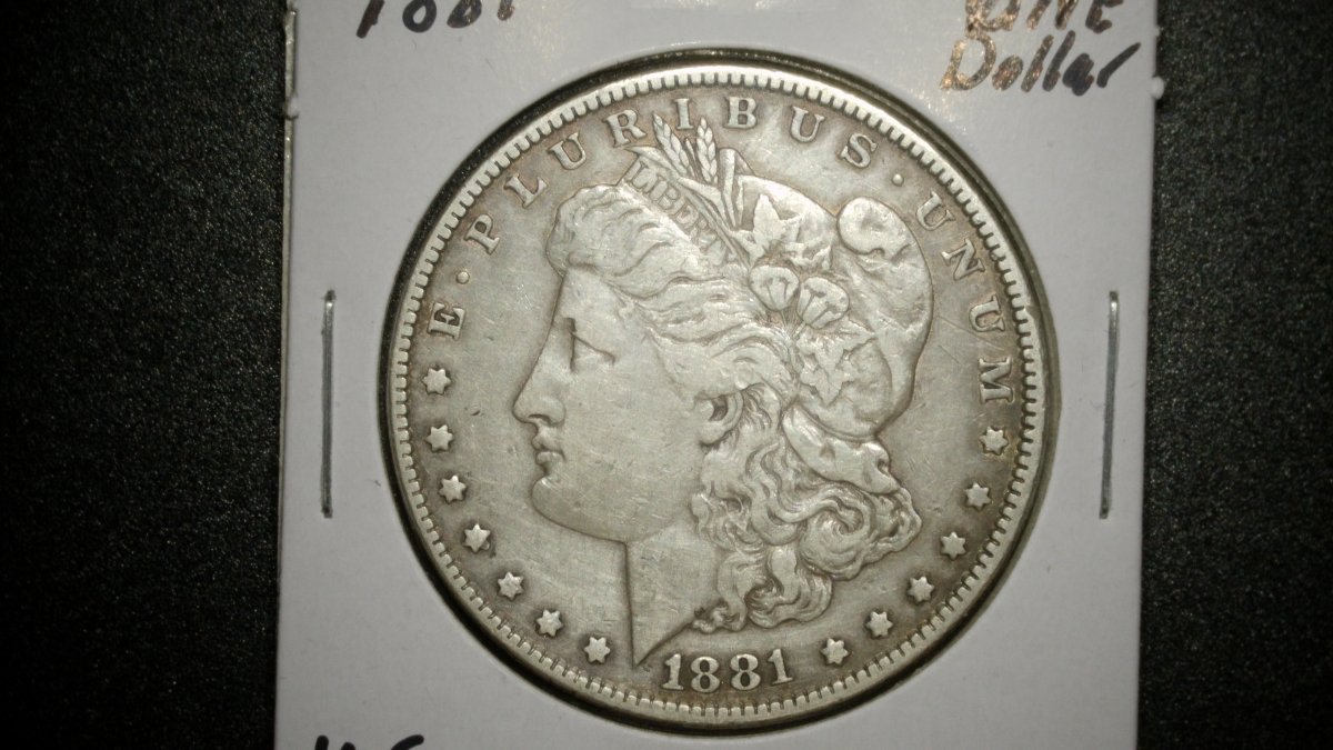 1881 Morgan Silver Dollar VG by George T. Morgan - Circulated Coin