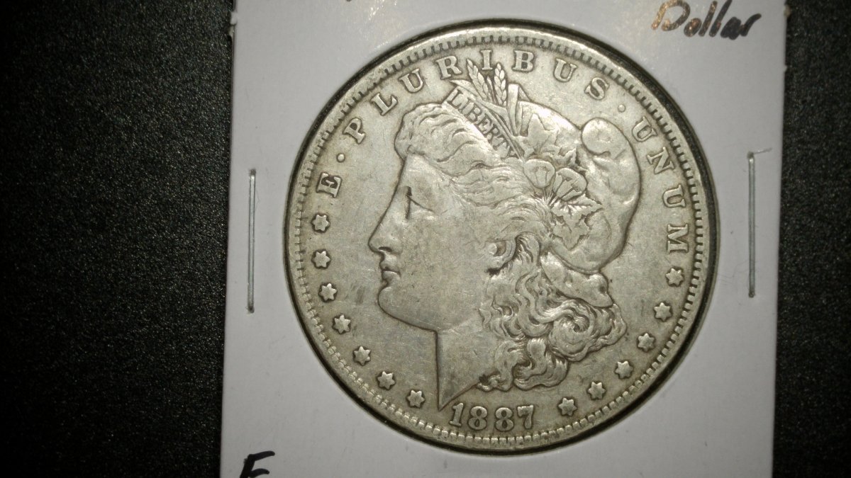 1887-O Morgan Silver Dollar Fine by George T. Morgan - Collectible US Coin