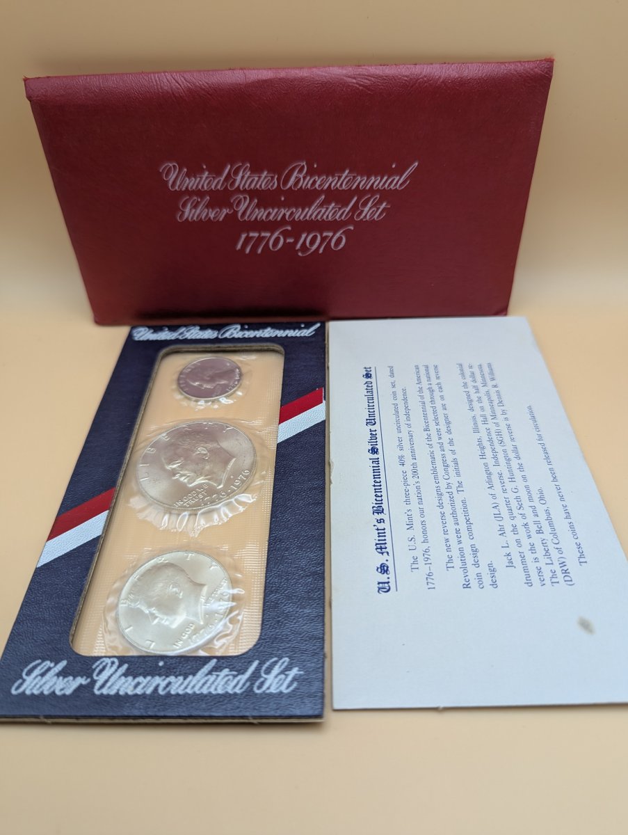 1976 United States Bicentennial Silver Uncirculated Set - 40% Silver Coins