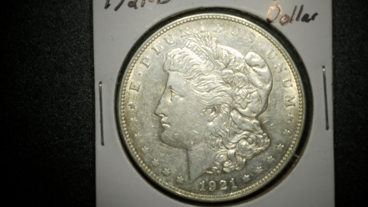 1921 Morgan Silver Dollars Collection by George T. Morgan - Uncirculated, Fine & A.U. Coins