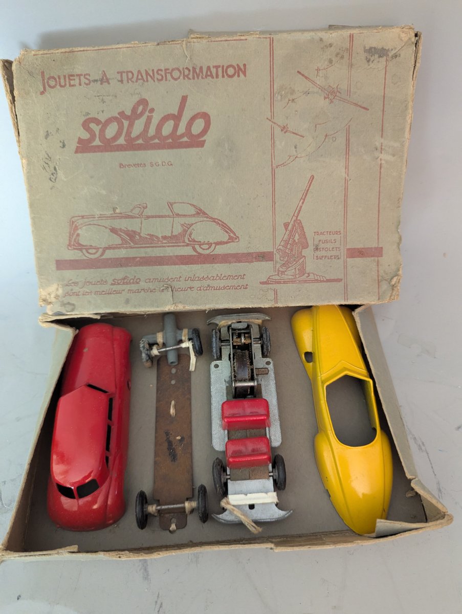 Solido Junior D Jouets-a-Transformation Die-Cast Toy Set Rare Collectible
