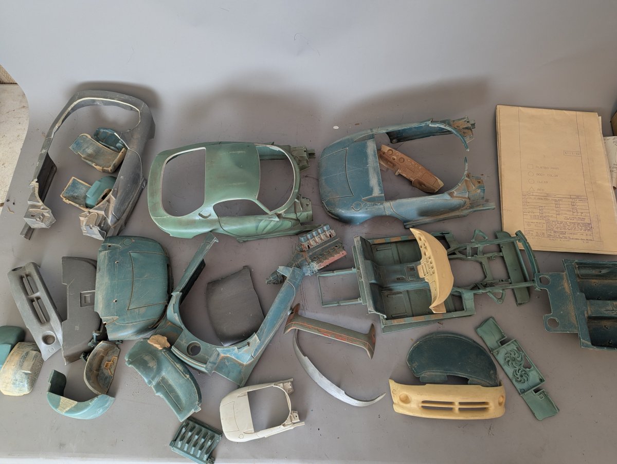 Ertl 1992 Dodge Viper 1:25 Scale Model Pre-Production Prototype Design Lot