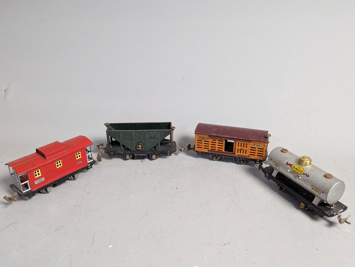 Lionel Prewar O Gauge 800 Series Freight Cars Collection Vintage Train Cars
