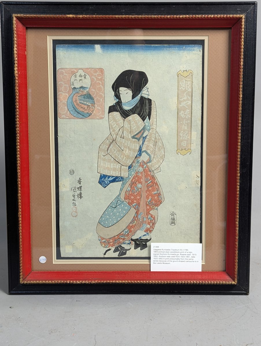 Japanese Woodblock Print by Utagawa Kunisada Toyokuni III from the 1830s