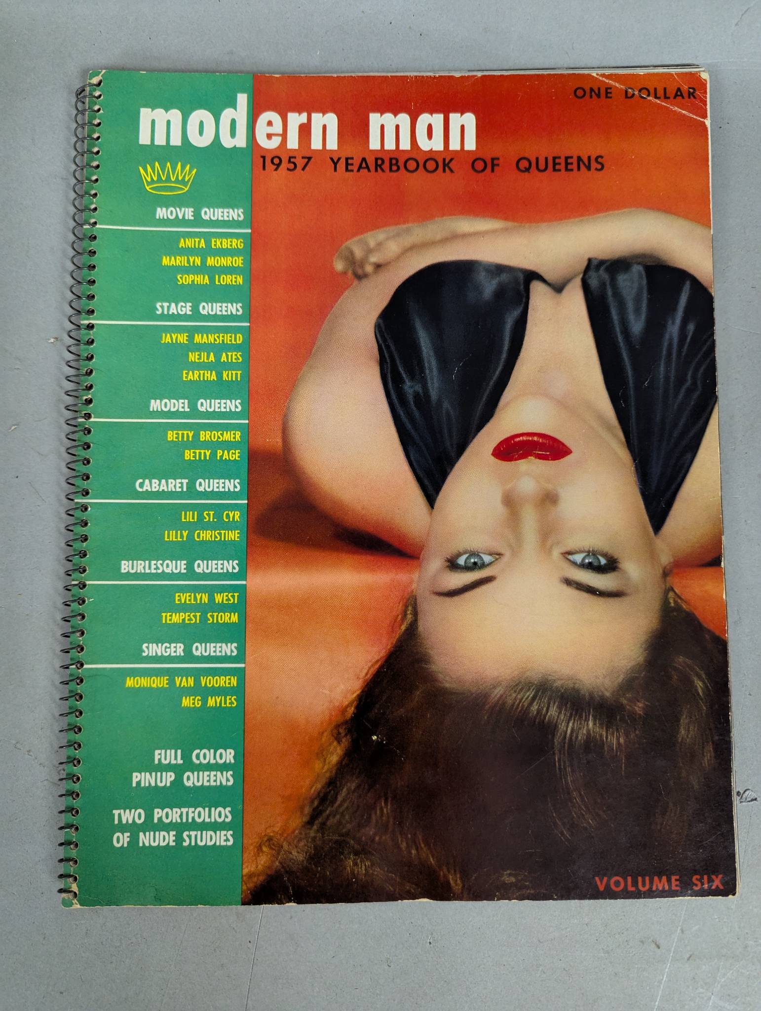 Modern Man 1957 Yearbook of Queens Volume Six Betty Page Marilyn Monroe etc