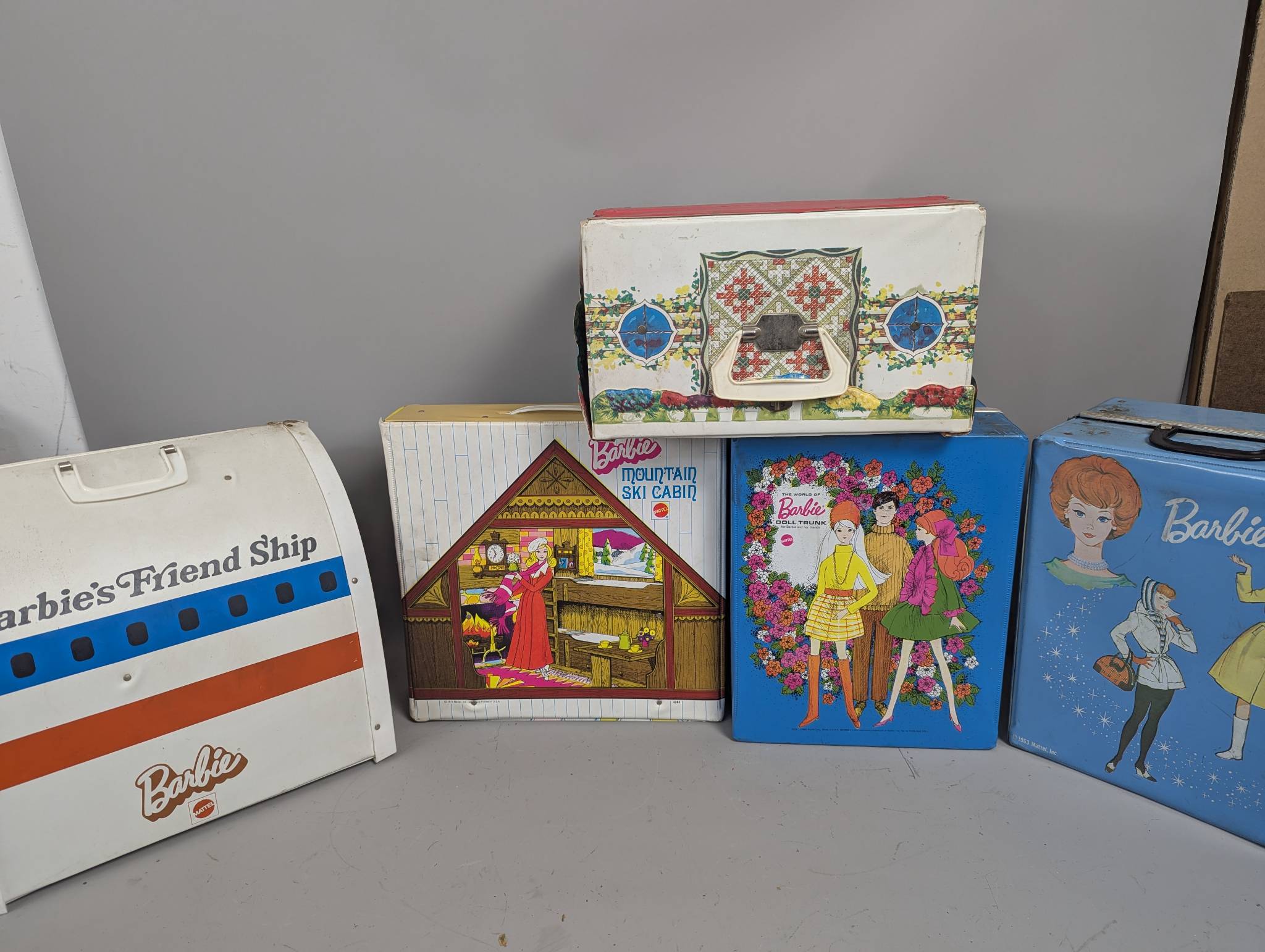 1960s Barbie and Ideal Cases and Playsets Collection