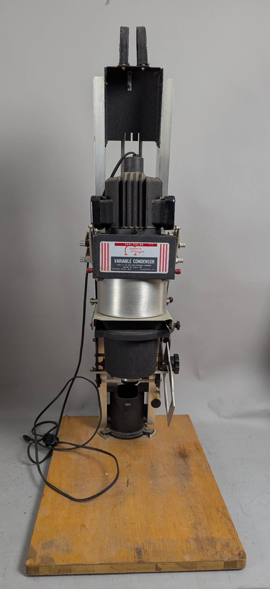 Omega D2 Enlarger by Simmon Bros with Variable Condenser