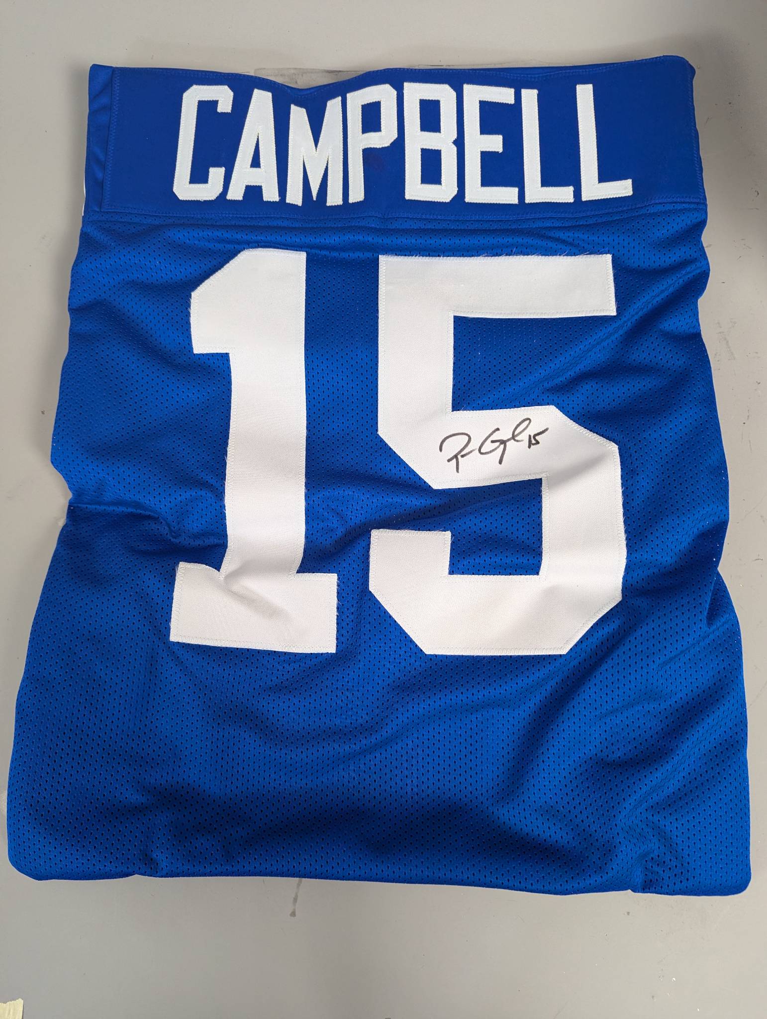 Autographed Parris Campbell Indianapolis Colts Jersey Number 15
