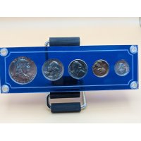 1961 US Mint Proof Set (90% Silver) - Excellent Condition - 5 Coin Set