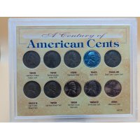 A Century of American Cents Coin Collection 1909-2000 - Excellent Quality Set
