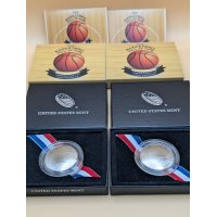 2020-S Basketball Hall of Fame Proof Half Dollar Commemorative Coin Set
