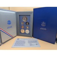 1986 United States Mint Liberty Prestige Proof Set with Silver Dollar - Gem Quality