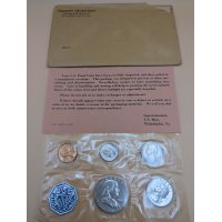 1962 U.S. Mint Proof Set - Complete Original Government Packaging with Silver Coins