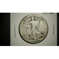 1919-D Walking Liberty Half Dollar AG by Adolph A. Weinman - Key Date Coin