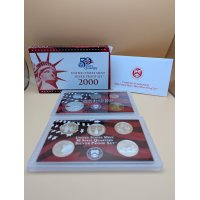 2000-S United States Mint Silver Proof Set - Professional Grade Mint Condition