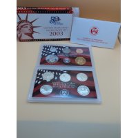 2003-S United States Mint Silver Proof Set - 10 Coin Complete with OGP and COA