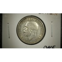 1933 King George V One Shilling & 1943 King George VI Two Shillings Silver Coins Lot