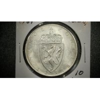 1964 Norway 10 Kroner Eidsvoll Commemorative Coin Mint Condition Øivind Hansen