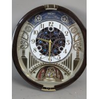 Seiko Melodies in Motion Wall Clock QXM386BRH Musical Animated Decor