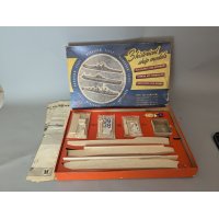 Monogram Fleet 3 Historical Ship Models Balsa Wood Kit Vintage 1946 Collectible