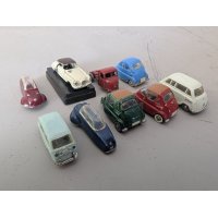Vintage European Microcar Collection 9 Miniature Die-Cast Model Cars Siku Mini-Cars