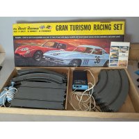 Revell Gran Turismo Racing Set Vintage Slot Car Track Incomplete Collectible Toy