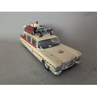 Johnny Lightning Ghostbusters Ecto-1 Die-Cast Model Collectible Car with Loose Mirror