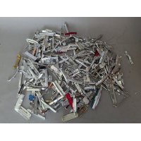 Large Lot of Vintage Plastic Model Car Bumpers Grilles Chrome Parts AMT Revell MPC