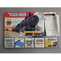 Life-Like Trains The High Iron HO Scale Electric Train Set Parts Missing Four Train Cars
