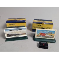 Gilbert American Flyer Whistling Billboards Steam and Diesel Vintage Model Train Set